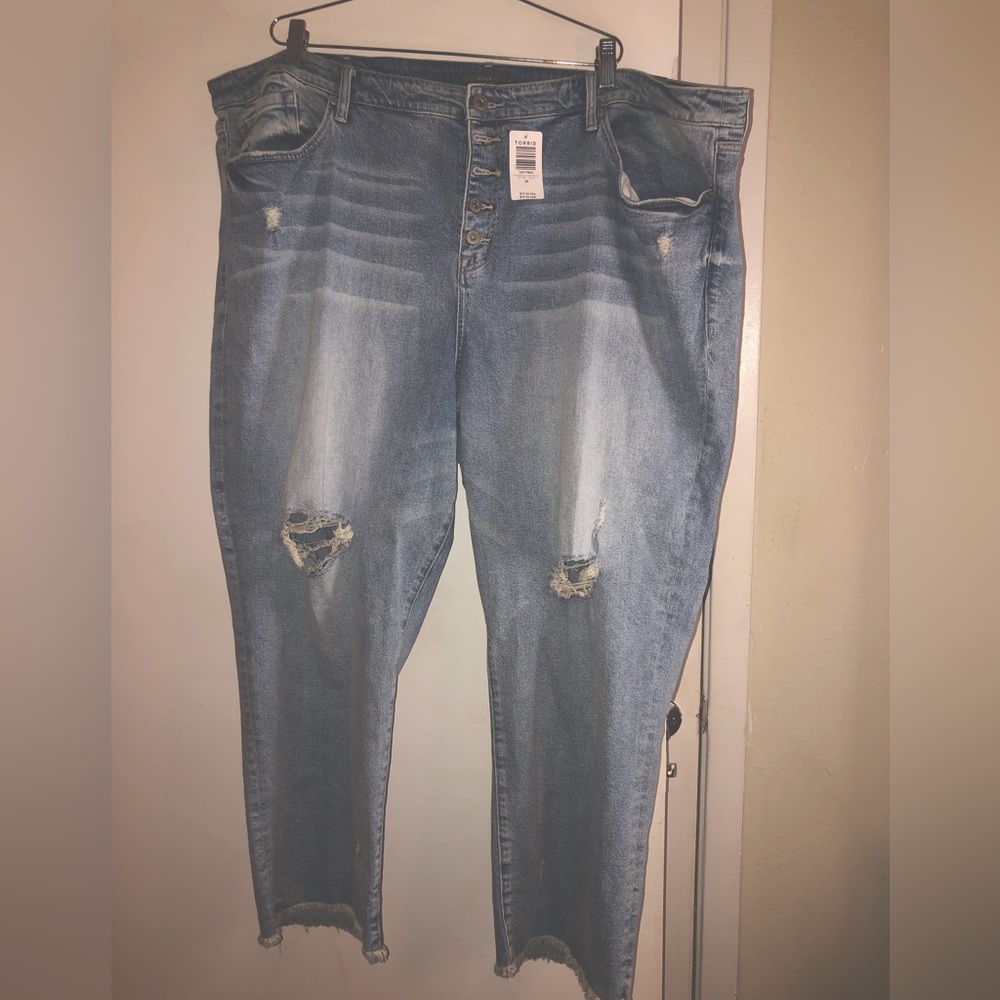 Torrid Stovepipe Straight Classic Denim High-Rise Jeans